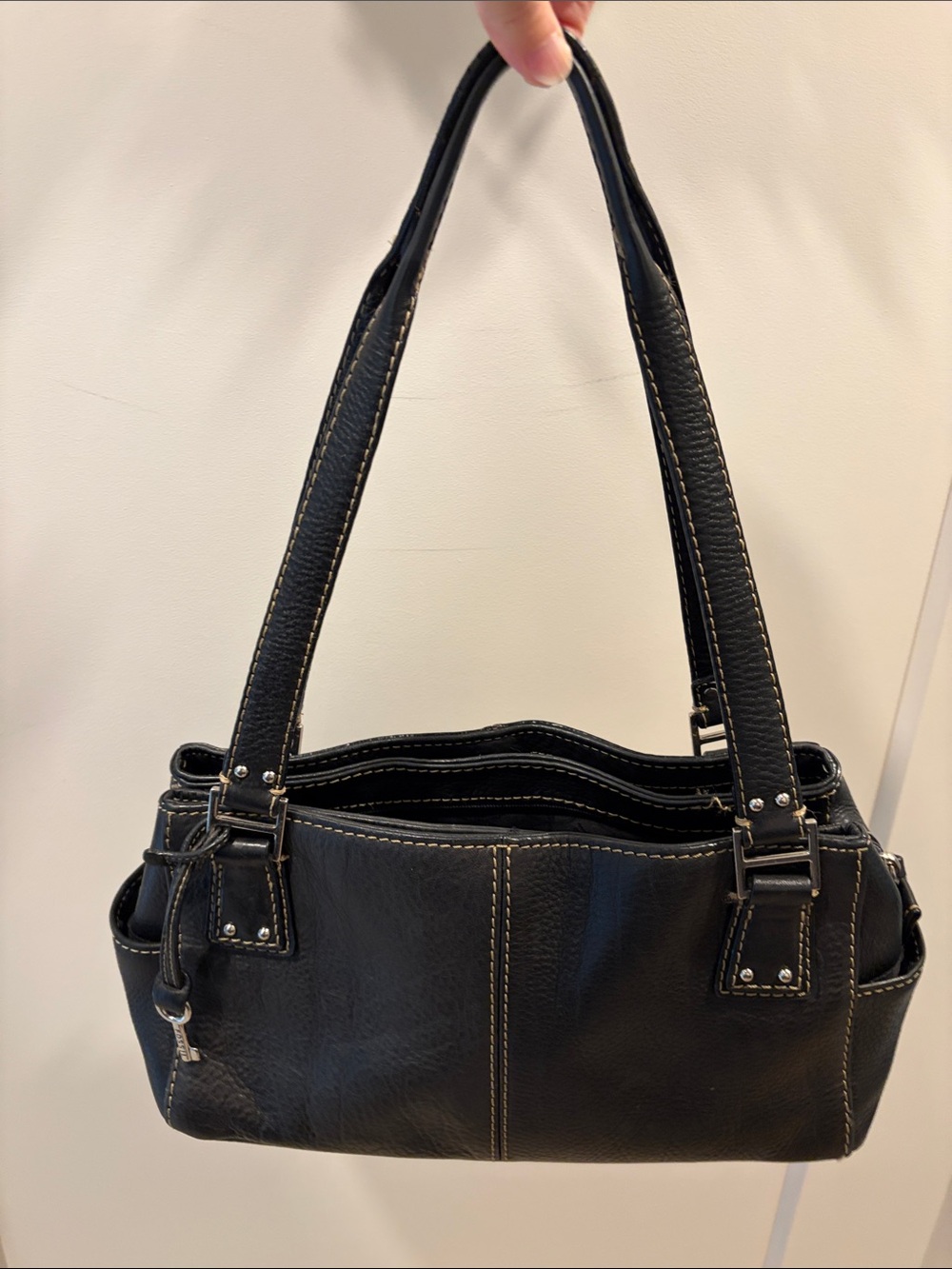 Fossil Black Pebbled Leather Purse #75082